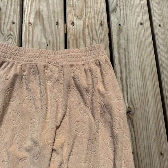 Aerie Offline Summer Lights Happy Face Terry Wide Leg Pant Women's Size  S/P - Picture 13 of 15